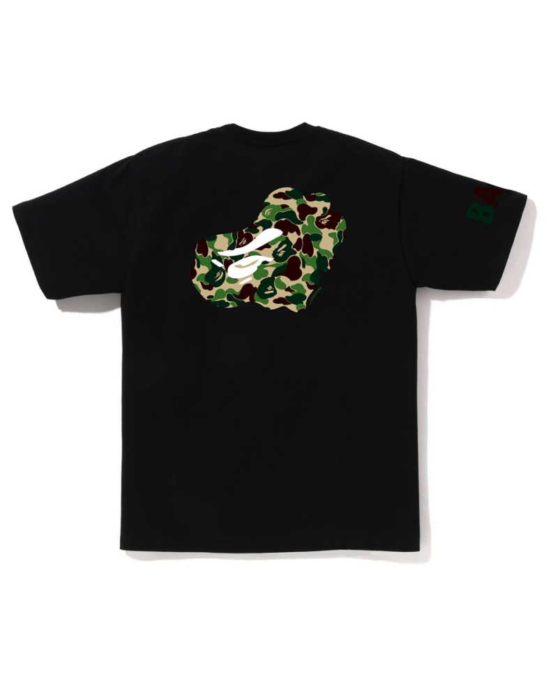 T Shirts Bape ABC Noir Homme | MEL-28038931